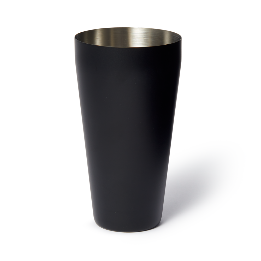 Stevens Social Club Cocktail Shaker, 2 Piece in Black | Stevens