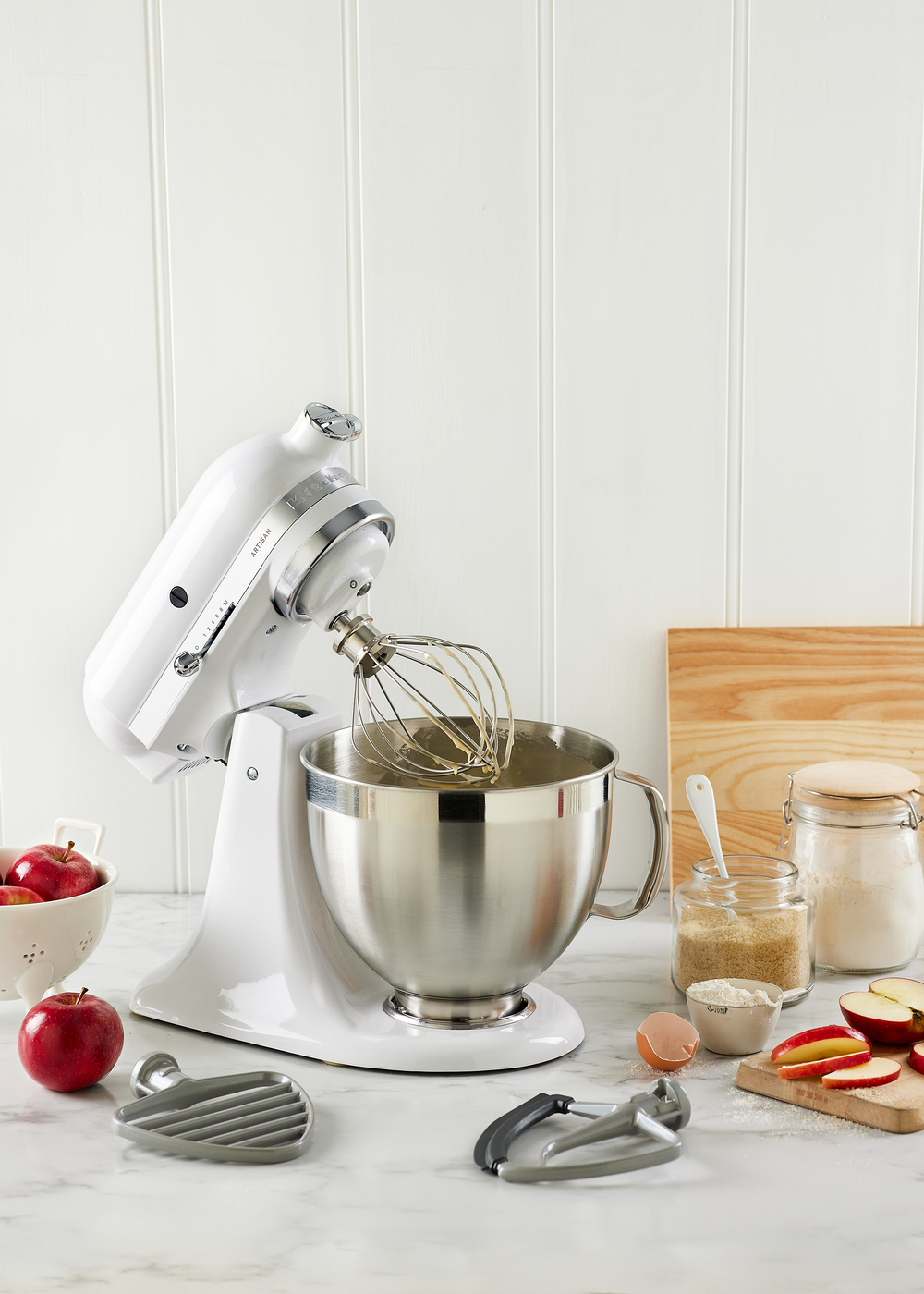 Kitchenaid Artisan Ksm195 Mixer, White | Stevens